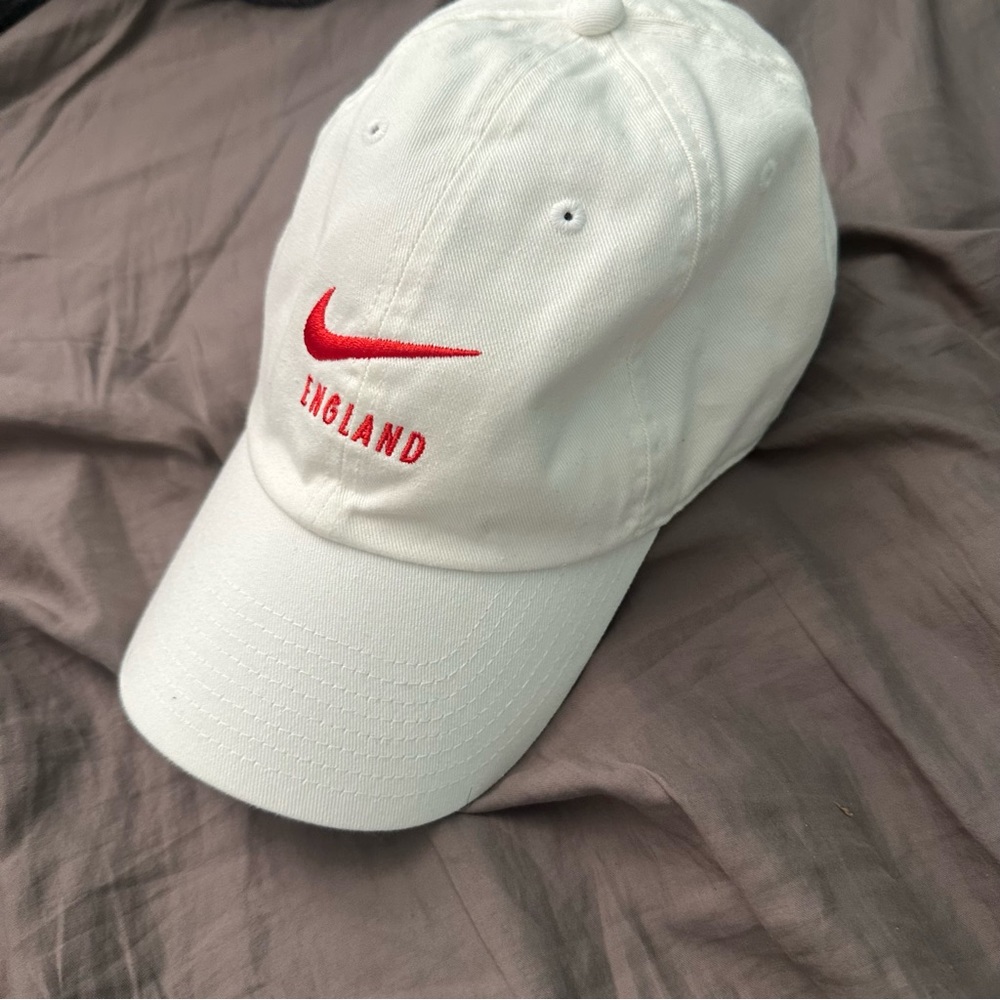 Nike England National Team Unisex White Campus Adjustable Hat